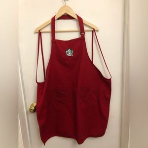 Starbucks red apron